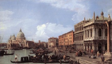 Venecia clásica Painting - El Molo mirando hacia el oeste Canaletto Venecia